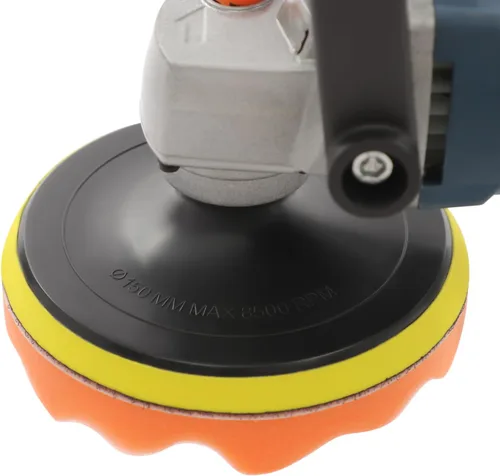 Miniatura 7 de Máquina pulidora de automóvil, kit de pulido eléctrico profesional de 1580 W, juego de pulidor de automóvil resistente con 7 velocidades variables
