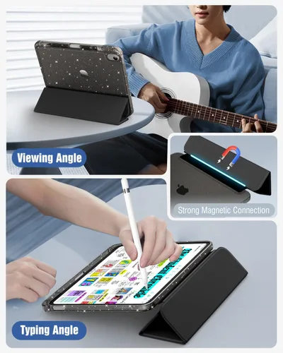 Miniatura 6 de MoKo Funda delgada para iPad (A16) de 11ª generación de 11 pulgadas 2025, iPad de 10ª generación 2022 de 10.9 pulgadas, funda inteligente