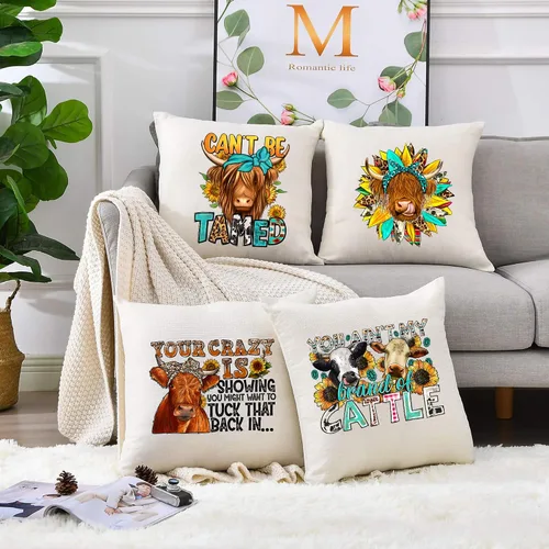 Miniatura 4 de 20 hojas de calcomanías para planchar para camisetas, parches de transferencia de calor, adhesivos de vinilo lavables con diseño de vaca, decoración