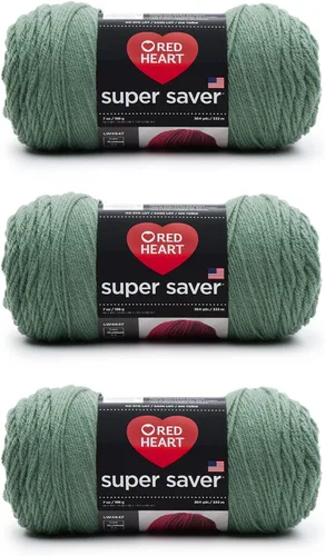 Miniatura 80 de Red Heart Hilo Super Saver, paquete de 3, estampado artístico, 3 unidades Estampado De Artista
