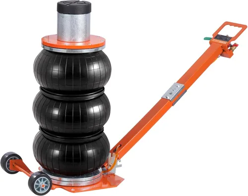 Miniatura 10 de VEVOR Gato de aire, gato de bolsa de aire triple de 3 toneladas/6600 libras, gato de bolsa de aire con seis tubos de acero, elevación de hasta 17.7