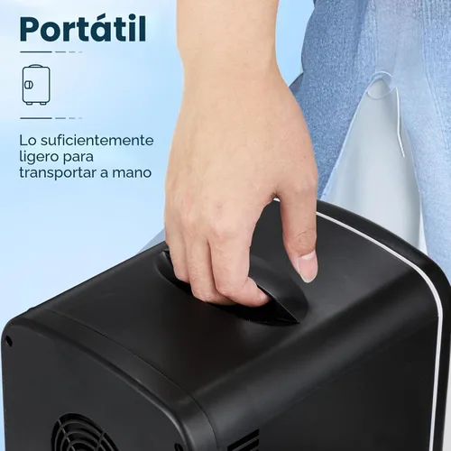 Miniatura 7 de Antarctic Star Refrigerador compacto, mini refrigerador portátil, cuidado de la piel, capacidad de 4 litros/6 latas, para dormitorio, automóvil
