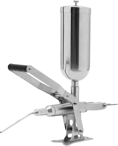 Miniatura 6 de Llenador manual de churros 5L Máquina para hacer churrera española Donuts Postre Fabricantes de donas de frutas latinas Máquina de llenado