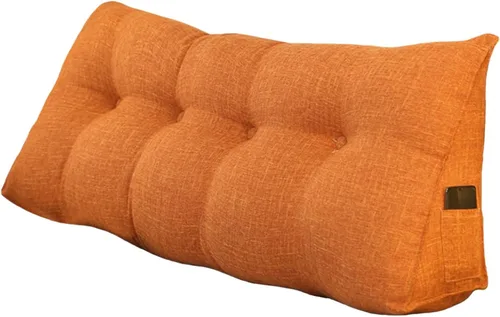 Miniatura 7 de Almohada triangular de cuña tamaño Queen, almohadas de lectura para sentarse en la cama, sofá, cojín de soporte de espalda, almohadas lumbares