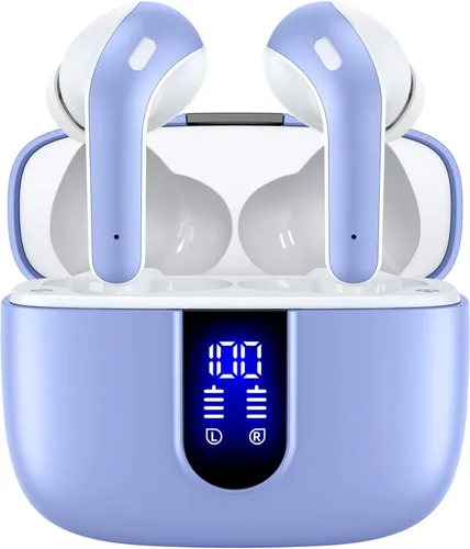 Miniatura 17 de TAGRY Bluetooth Headphones True Wireless Earbuds 60H Playback LED Power Display Earphones with Wireless Charging Case IPX5 Waterproof in-Ear Ear