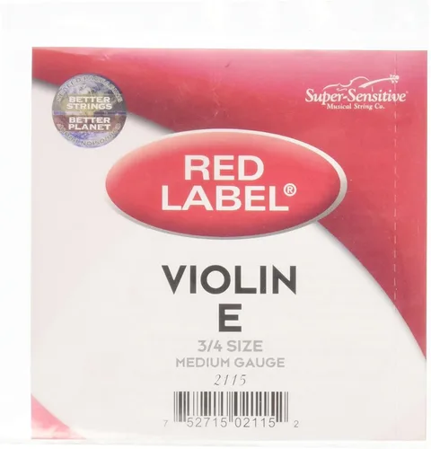 Miniatura 13 de Super Sensitive Red Label Violín A String 1/2 Medium