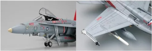 Miniatura 2 de Hobby Boss F/A-18C Kit de construcción de modelo de avión Hornet