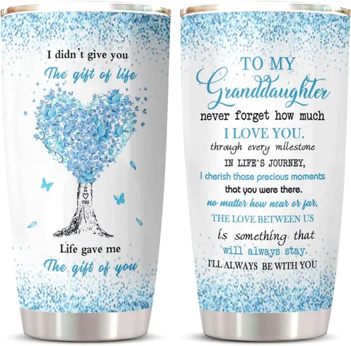 Miniatura 11 de Regalos para Hija de Mamá, Taza de Regalo para Hija 20oz, Regalos para Hijas de Madre, Regalo de Graduación, Navidad, Cumpleaños para Hija de Mamá