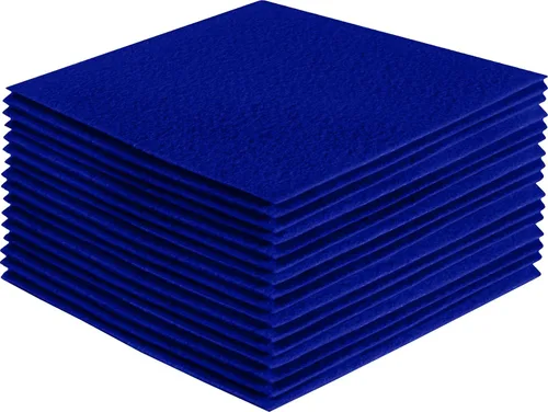 Miniatura 92 de FabricLA Hojas de fieltro acrílico para manualidades, cuadrados de fieltro precortados suaves de 4 x 4 pulgadas (3.9 in x 3.9 in), utiliza hojas