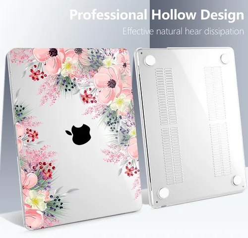 Miniatura 7 de Batianda Funda prémium para MacBook Air de 15 pulgadas M5 2026 M4 2025 M3 2024 M2 2022, ultra delgada de 0.047 in, carcasa rígida de plástico
