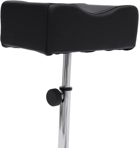 Miniatura 3 de Silla ajustable de pedicura con almohadilla de PVC, taburete de pedicura de salón de belleza, reposapiés de pedicura, reposapiés, taburete portátil