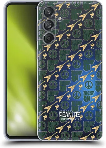 Miniatura 360 de Head Case Designs Funda de gel Woodstock 50th con licencia oficial de Peanuts Snoopy Guitar 1969 [protección de grado militar] compatible