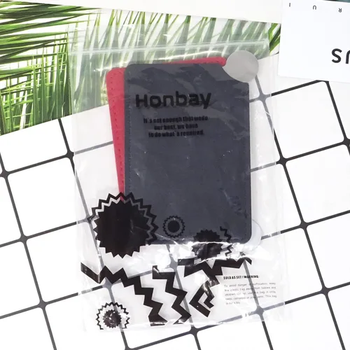 Miniatura 6 de Honbay Espejo de bolsillo compacto de acero inoxidable, 2 unidades, irrompible, pequeño, espejo rectangular de mano para maquillaje con soporte