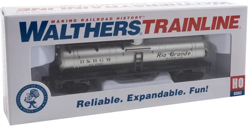 Miniatura 5 de Walthers Trainline HO Scale Model - Coche de extinción de incendios listo para funcionar Denver y Rio Grande Western #Ax 2946 (plata, negro)