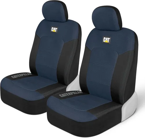 Miniatura 12 de Fundas de asiento para coches, camiones y SUV Cat MeshFlex – Fundas de asiento grises para asientos delanteros, protectores de asiento de camión
