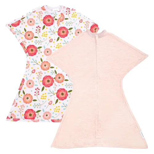 Miniatura 16 de SleepingBaby Zipadee-Zip - Paquete de 2 pañales de transición con diseño de estrella de mar para relajarse y dormir mejor, ideal para bebés Gris