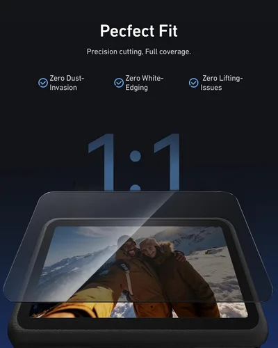 Miniatura 6 de TELESIN Protector de pantalla para DJI Osmo Action 6, lente, pantalla delantera/trasera, protector de vidrio templado para accesorios DJI Osmo