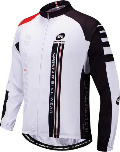 Miniatura 2 de sponeed Ropa de ciclismo para hombre, manga larga, para bicicleta de montaña, camiseta de bicicleta de carretera, pantalones acolchados, trajes