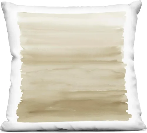 Miniatura 15 de Stupell Industries Ruth Fromstein - Almohada de diseño abstracto geométrico beige, 18 x 18 pulgadas
