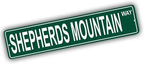 Miniatura 77 de Ohio Mountains Pick Your Mountain Compatible/repuesto para Acme Hill United States Mountain aluminio metal metal metal estilo letrero de calle