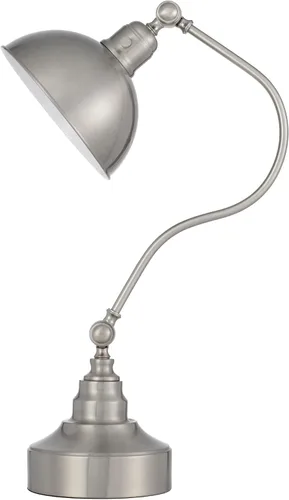 Miniatura 6 de Cal Lighting BO-3025DK-BS- Lámpara de escritorio de metal ajustable industrial con pantalla de metal de media cúpula