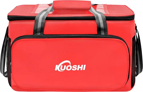 Miniatura 16 de Lonchera térmica aislada de 14 litros para hombres y mujeres, bolsa refrigeradora a prueba de fugas con forro de carcasa dura y bolsa tipo tote