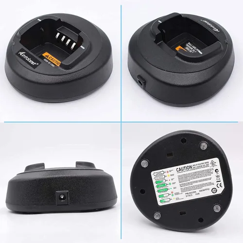 Miniatura 5 de Cargador rápido compatible con Motorola CP185 CP100D CP476 CP477 CP1300 CP1600 CP1660 EP350 P140 P145 P160 Radio PMNN4476A PMNN4081AR PMNN4080