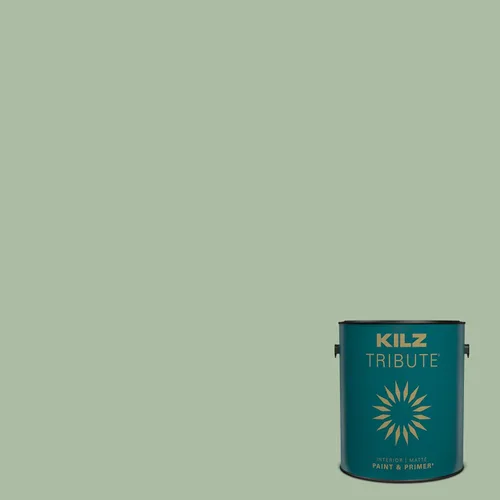 Miniatura 103 de KILZ TRIBUTE Pintura e imprimación, para interiores, semibrillante, Vintage Indigo, 1 galón Índigo Victoria