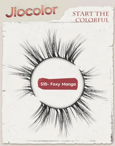 Miniatura 2 de Jiocolor - Pestañas naturales que parecen extensiones, pestañas de tira, aspecto natural, banda delgada, pestañas postizas finas, pestañas de ojo
