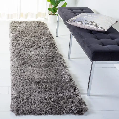 Miniatura 5 de SAFAVIEH Flokati Shag Collection - Alfombra decorativa, 2 pies 3 pulgadas x 4 pies, color marfil, diseño sólido, no desprende pelusa y de fácil
