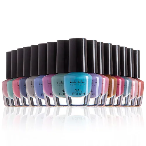 Miniatura 9 de Nicole Miller - Juego de mini esmaltes de uñas, colores brillantes y vibrantes para uñas de manos y pies, morado Púrpura