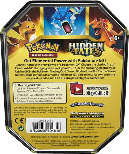 Miniatura 4 de Lata Destinos Ocultos: Charizard-GX