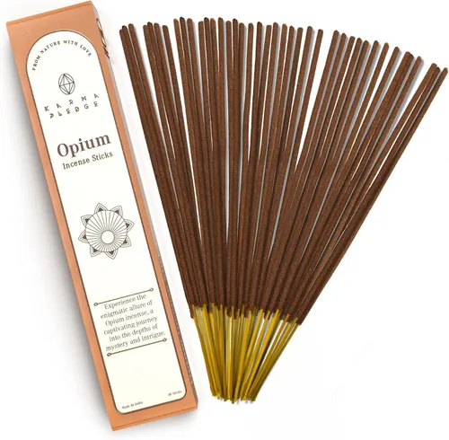 Miniatura 29 de Bakhoor - Varitas de incienso orgánicas sumergidas a mano, 100 varillas con hierbas naturales e ingredientes aromáticos, tiempo de combustión de 45