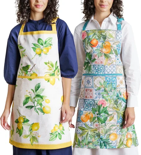 Miniatura 80 de Maison d' Hermine Delantal 100% de algodón para mujeres con bolsillo de cocina delantal de chef para hombres para cocinar primavera verano 001
