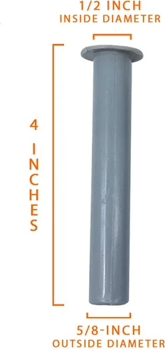 Miniatura 4 de Juego de 5 fundas y tapas grises para valla de seguridad de piscina, fabricado originalmente por Life Saver Pool Fence DIY – Diámetro de base de 5/8
