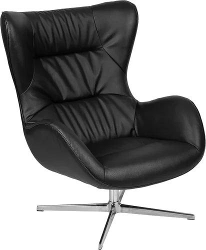 Miniatura 18 de Flash Furniture Egg Series Grey LeatherSoft Silla de recepción lateral Gris Leathersoft