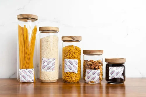 Miniatura 2 de Paquete de 200 absorbentes de oxígeno de 50 cc para almacenamiento de alimentos, paquetes de absorbentes de oxígeno de grado alimenticio para carne