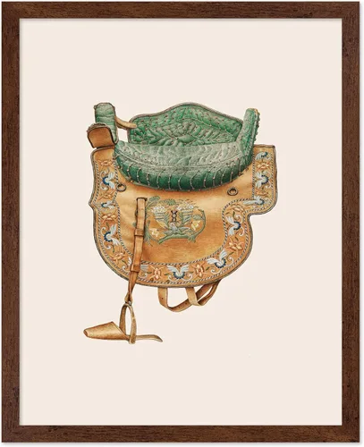 Miniatura 33 de Poster Master Póster vintage de cuero para silla de montar, estampado retro de vaquero, arte de silla de montar, diseño occidental, impresión