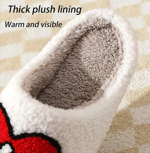 Miniatura 4 de Cute Slippers for Women Men Soft Plush Warm Couples Slides Home Slippers