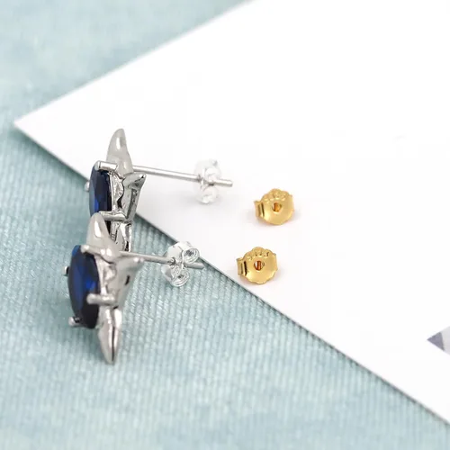 Miniatura 2 de 20 unidades/10 pares de aretes chapados en oro de 18 quilates para tachuelas, de plata de ley 925, no se decolora, seguro, hipoalergénico seguro