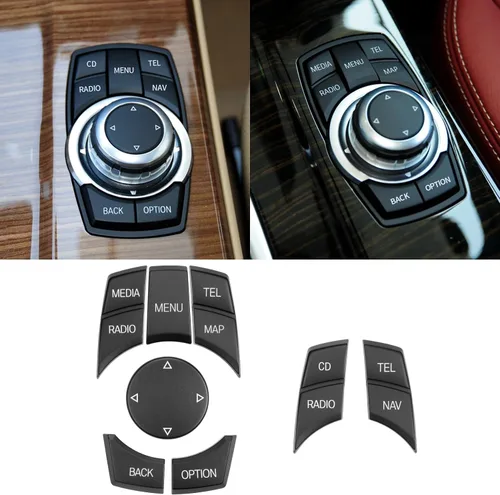 Miniatura 12 de Jaroxn - Botón de repuesto compatible con BMW iDrive, botón de control iDrive multimedia para 1 pie F20 F21/3 pies F30 F31 F34 GT/5 pies F07 F10