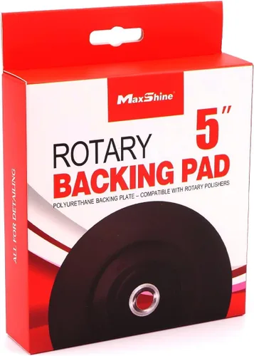 Miniatura 4 de Maxshine Almohadilla de respaldo giratoria universal de 5" con gancho y bucle, placa de pulido (125mm) - Compatible con pulidoras rotativas