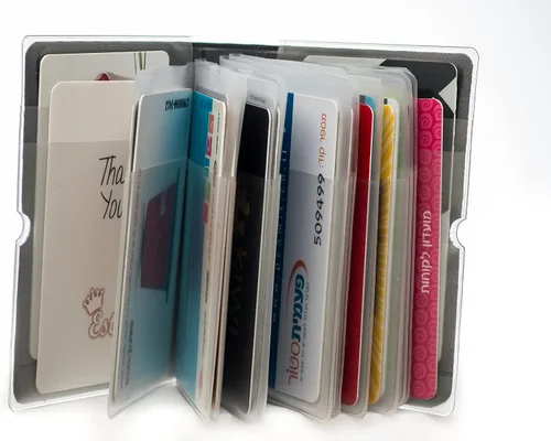 Miniatura 6 de Soporte para tarjetas de crédito para mujeres, soporte para cupones de tarjetas de fidelidad y organizador con 32 ranuras para tarjetas, Cebra