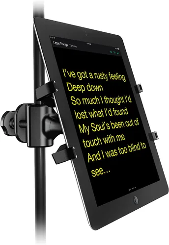 Miniatura 4 de IK Multimedia iKlip Xpand - Soporte para tableta para soportes de micrófono, se adapta a tabletas iPad y Android de entre 7" a 12.9" con un giro