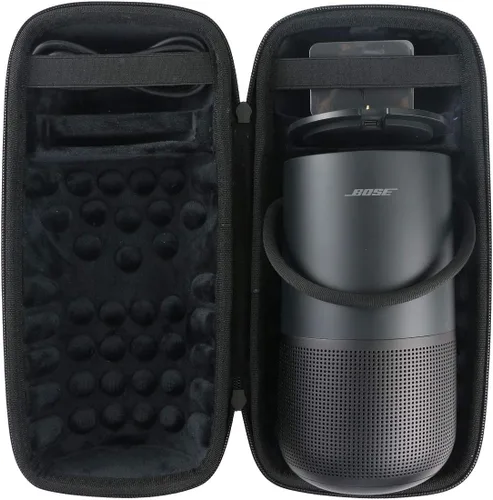 khanka Estuche rígido de viaje para altavoz portátil Bose Smart/Home (Triple Negro)