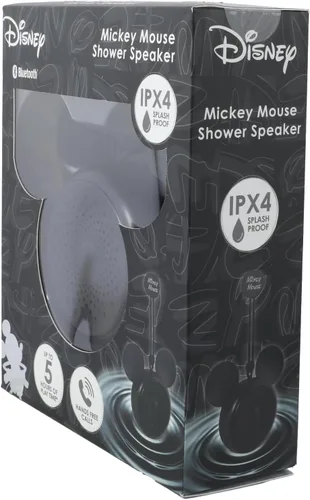 Miniatura 7 de Disney Mickey Mouse Ears - Altavoz de ducha Bluetooth con ventosa - Altavoz resistente al agua con clasificación IPX4 de Disney para ducha, baños