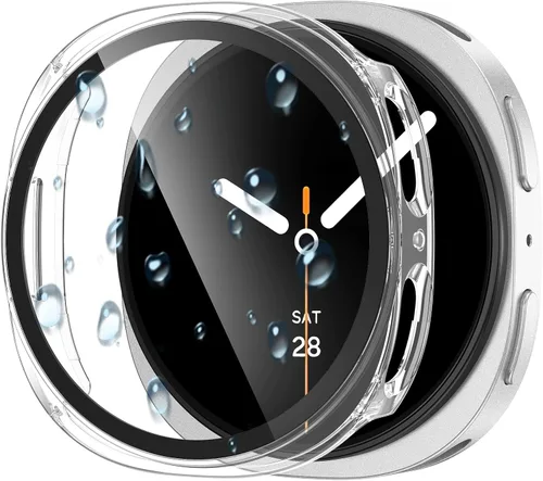 Miniatura 18 de Goton - Funda impermeable para Samsung Galaxy Watch 5 y 4 y FE, protector de pantalla de 40 mm con vidrio templado, 1 paquete de funda dura de PC