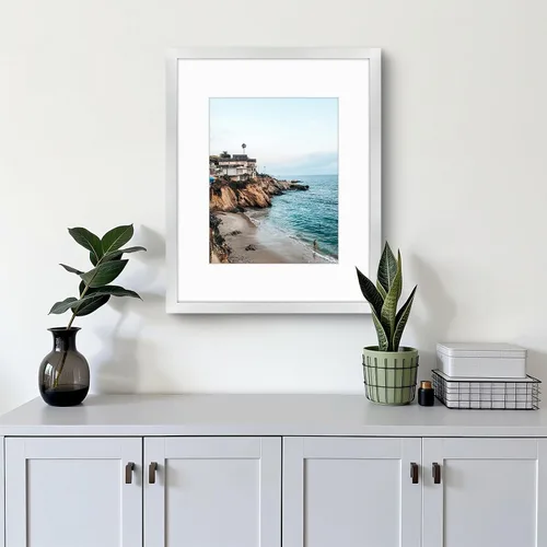 Miniatura 2 de Frametory, Marcos de 8 x 10 para mostrar imágenes de 5 x 7 con paspartú o fotos de 8 x 10 sin paspartú, vidrio resistente a roturas, accesorios