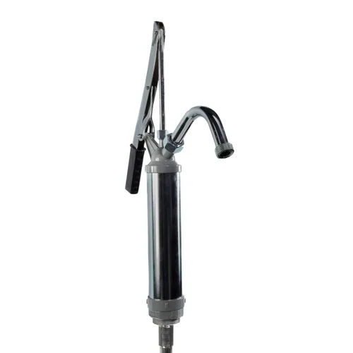 Miniatura 14 de Fill-Rite FR152 bomba de mano de pistón con manguera y boquilla, color rojo