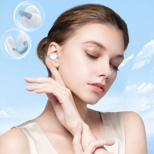 Miniatura 4 de IHAO Auriculares deportivos con clip Bluetooth 5.3 abierto, clip en la oreja nunca se cae, 8 horas de tiempo de reproducción con estuche de carga